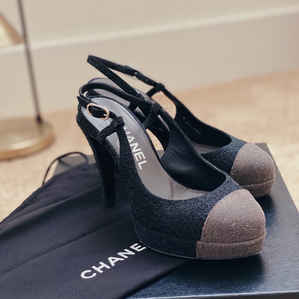 Chanel platform high heel